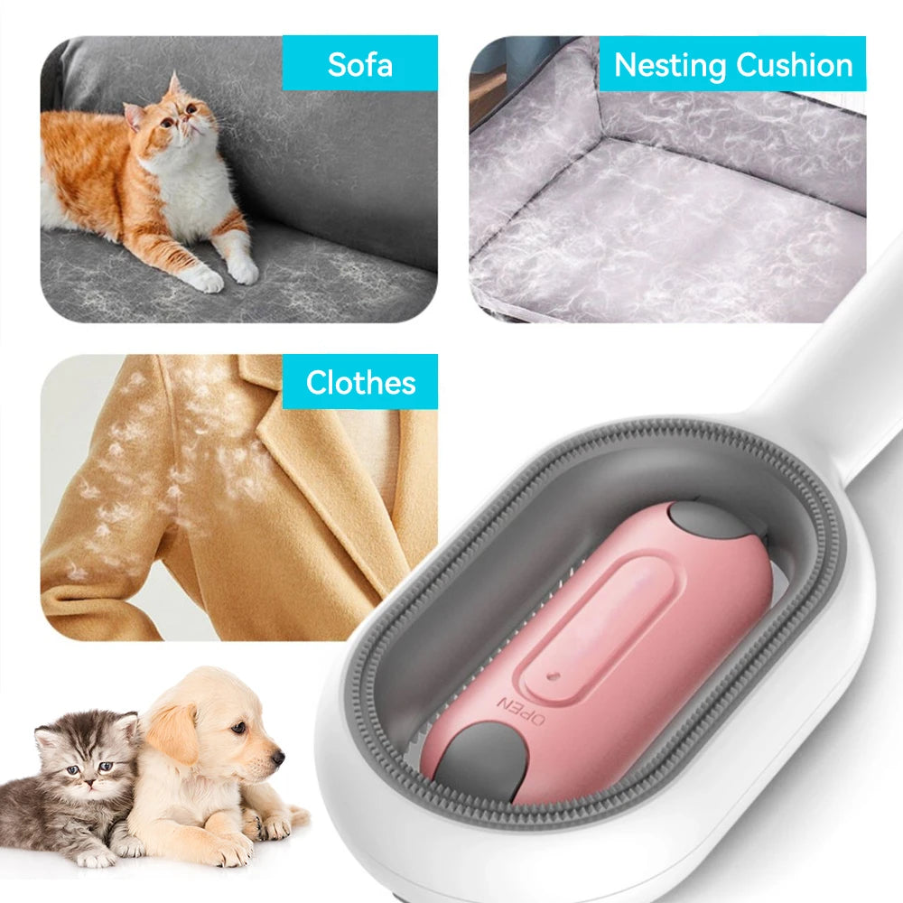 Pet Hair Removal Comb With Water Tank